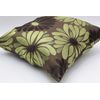 Наволочка коричневий з оливковим Cotton Life 20610