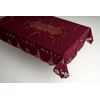 Скатертина 130х170 бордовий TD Seul 9345