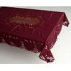 Скатертина 130х170 бордовий TD Seul 9345, зображення 2