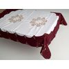 Скатерть 130х170 бордовый TD Seul 9380