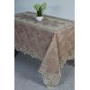 Скатертина коричневий Magik Colection 21435