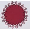 Салфетка 60х60 бордовый TD Seul 8588