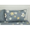 Комплект постельного белья серый Daguanyuan 21191, изображение 5