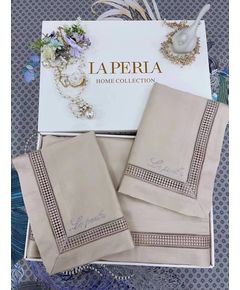 Комплект постельного белья кофейный No Brand 19787