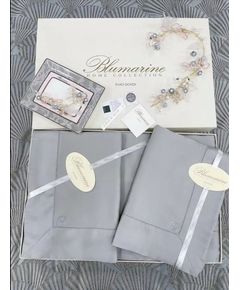 Комплект постельного белья серый No Brand 21131