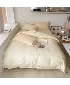 Комплект постельного белья ванильный KuNmeng 21314