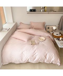 Комплект постельного белья пудровый KuNmeng 21316
