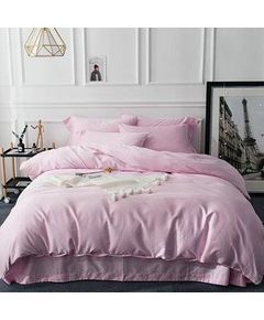 Комплект постельного белья розовый KuNmeng 19581