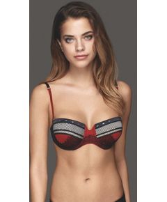 Бюстгальтер 80B красный Reflections 18285