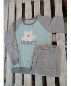 Пижама женская XL-42 зеленый Massimo Monelli 17328