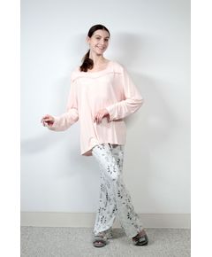 Женский домашний костюм розовый Sevim 18727