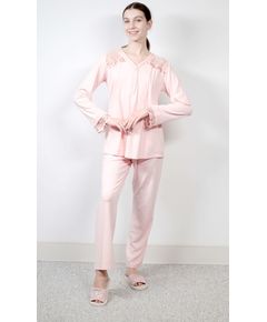 Женский домашний костюм L-40 розовый Aqua 17607