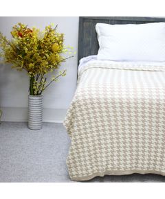 Покрывало 150х200 бежевый Knitted 19647