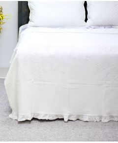 Покрывало 140х200 белый Pavia 19478