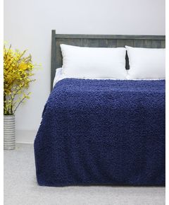 Покрывало 130х200 синий Attila home 2600