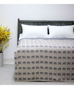 Покрывало 150х200 серый No Brand 17435