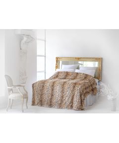 Покрывало 230х260 бежевый No Brand 5871