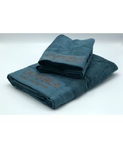 Набор полотенец 35х75,70х140 синий La Perla 20384