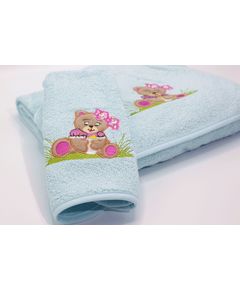 Набор полотенец голубой Massimo Monelli 20541