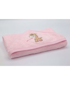 Полотенце детское 75х80 розовый Ramel 18747