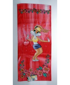 Полотенце детское 35х75 красный Sunvim 10755