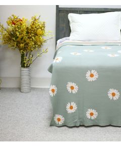 Покрывало 200х230 мятный Knitted 19642