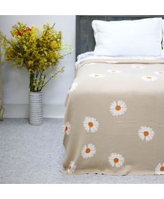 Покрывало 200х230 бежевый Knitted 19643