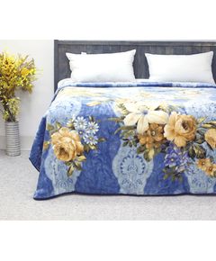 Плед 200х240 синий Fudgio 5318