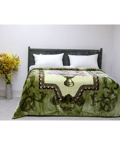 Плед 220х240 зеленый UNO 21154