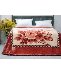 Плед 220х240 красный UNO 21274