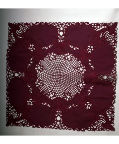 Салфетка 85х85 бордовый TD Seul 9346