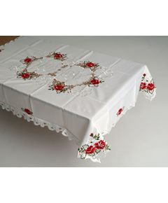 Скатерть 180х180 белый TD Seul 9395