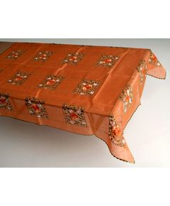 Скатерть 180х180 оранжевый TD Seul 11993