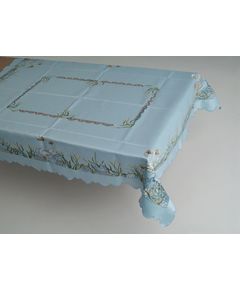 Скатерть 160х220 голубой TD Seul 10427