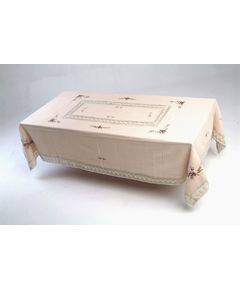 Скатерть 180х260 бежевый No Brand 17484