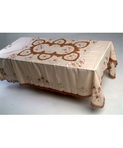 Скатерть 180х270 бежевый No Brand 580