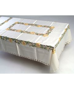 Скатерть 180х180 молочный TD Seul 8429