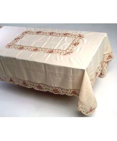 Скатерть 180х225 бежевый Elegant Lux 4471