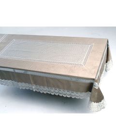 Скатерть 180х320 кофейный No Brand 17473