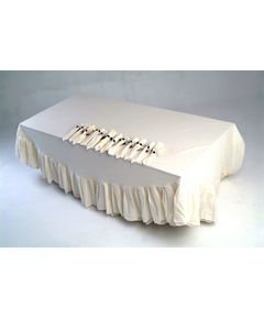 Скатерть 350 круглая молочный Finezza 16765