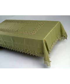 Скатерть 180х320 салатовый TD Seul 8538