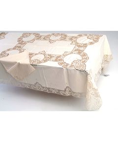 Скатерть 180х270 бежевый No Brand 18188