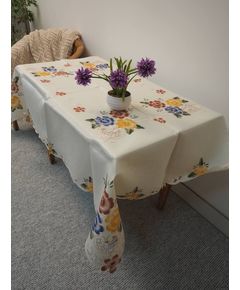 Скатерть 130х170 молочный TD Seul 12127