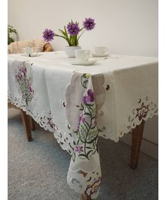 Скатертина 130х170 білий TD Seul 10408