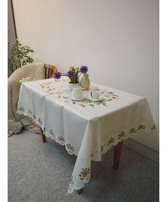 Скатерть 130х170 бежевый TD Seul 10423