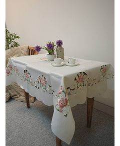 Скатерть 130х170 белый TD Seul 9318