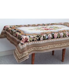 Скатерть 160х300 кофейный Magik Colection 19300