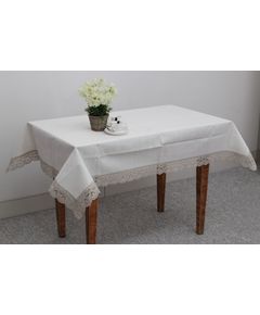 Скатерть 160х260 бежевый Magik Colection 18591