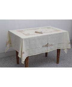 Скатерть 180х270 бежевый No Brand 17466