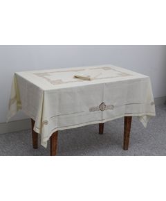 Скатерть 180х320 бежевый No Brand 18175